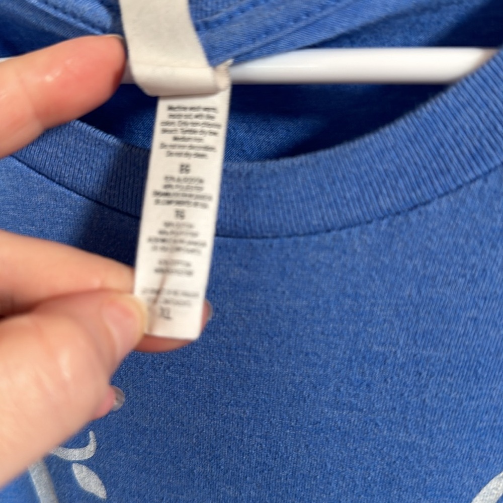 Canvas blue tired as a mother short sleeve top size extra large - Picture 3 of 6